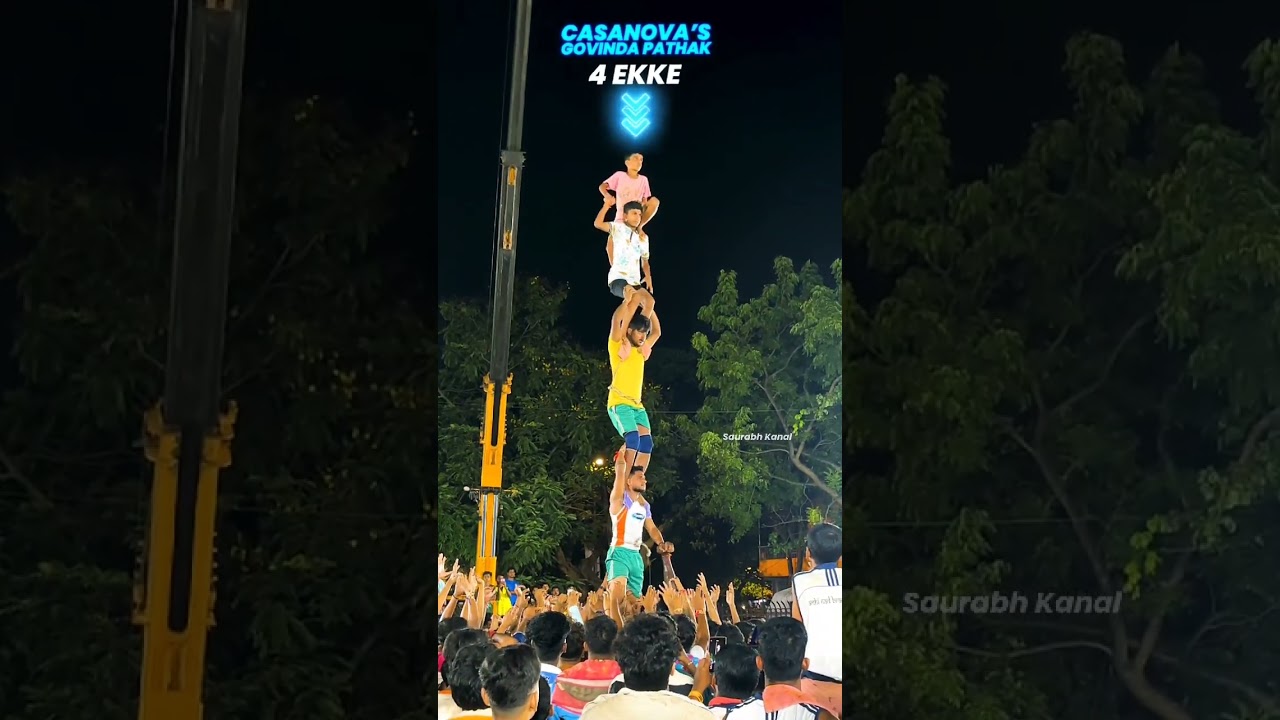 Casanova's Govinda Pathak 4 Ekke 2024 GoregaonWest Mumbai 