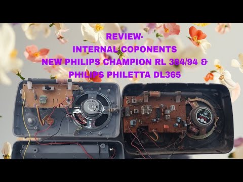 Philips champion RL 384/94 d.s.p.base & Philips philetta DL365 analog radio internal component