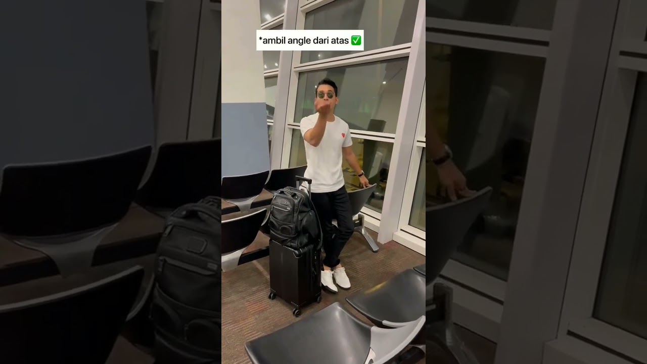 Airport ✈ photo pose idea 💡📸 