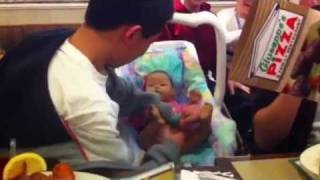 BABY CRYING IN A RESTAURANT 2/9/11