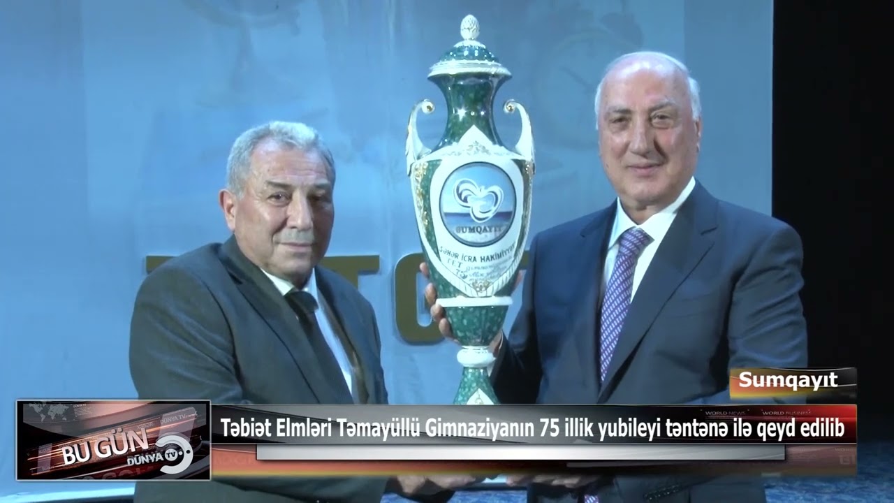 Təbiət Elmləri Təmayüllü Gimnaziyanın 75 illik yubileyi təntənə ilə qeyd edilib