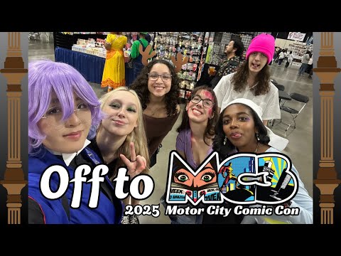 Crimp, Sew, Fangirl, Repeat | Motor City Comic Con 2025 Vlog