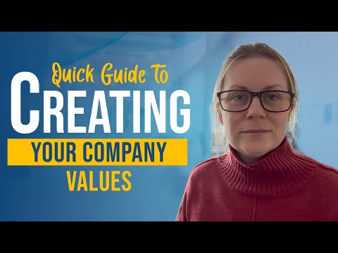 Quick guide to creating your company values - Vic Proud