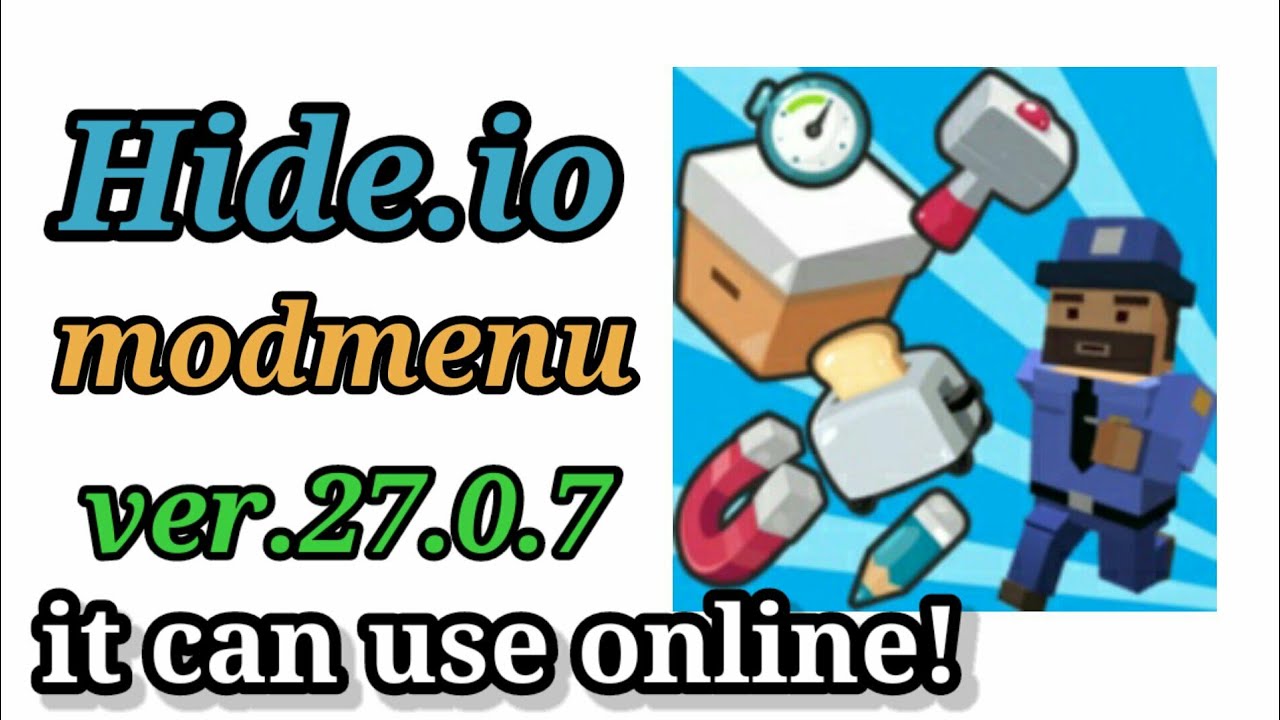 隠れん坊オンライン Hide Io Modmenu チート紹介 おかおかぴー式 Ver 27 0 7 Youtube