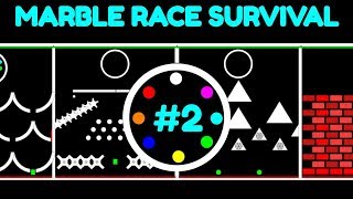 Marble Race Survival EP.2 (by Algodoo)