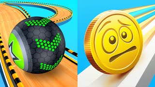 Going Balls | Portal Run, Hard Mode, Funny Race, Banana Frenzy Vs Coin Rush Speedrun Gameplay