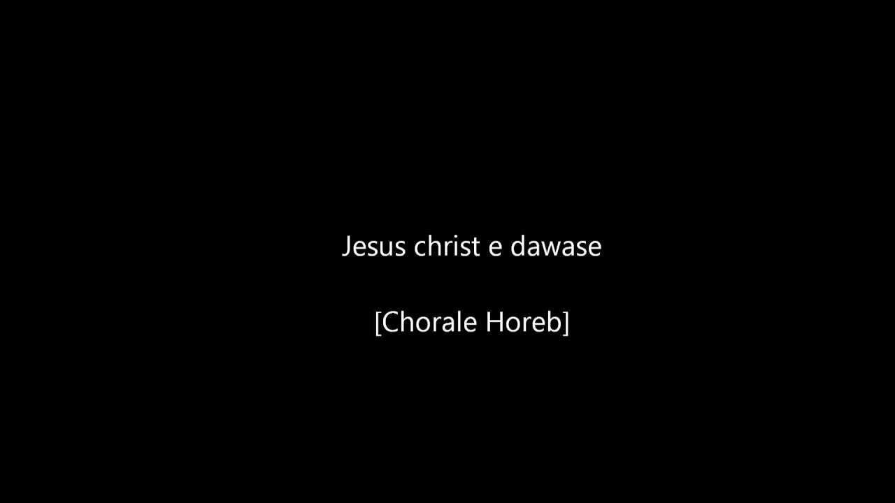 (côte d'ivoire) Chorale Horeb yopougon - Jesus christ e dawase