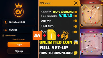 Carrom Pool EV Loader Hack 2025 🔥 | Auto Play Hack | 100% New Update ✨ | Ev loader | Ev loader setup