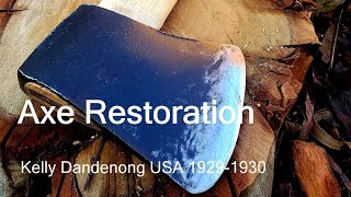 Axe Restoration: USA Kelly Dandenong 1929-1930