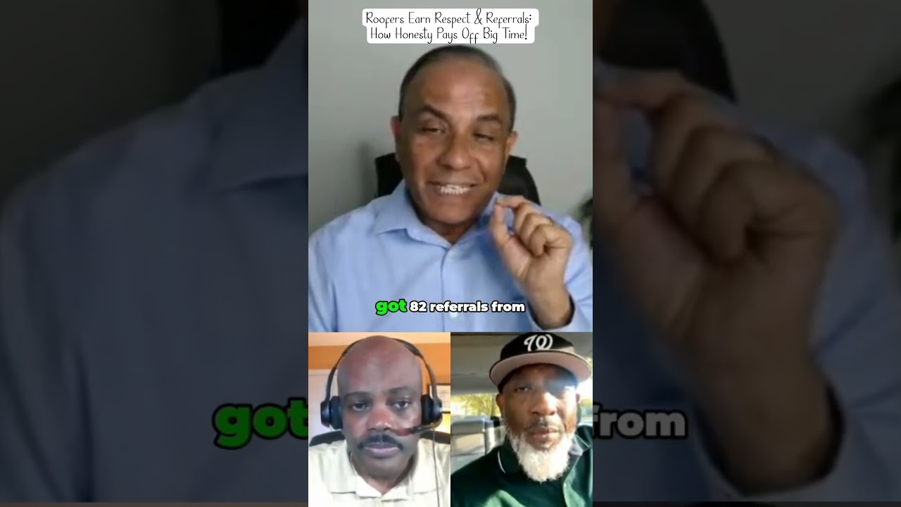 Roofers Earn Respect & Referral 