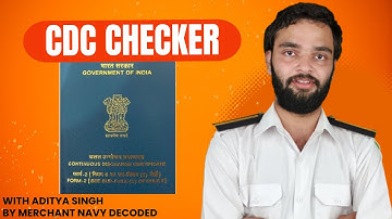 How to Check CDC status on DG Shipping Website? What is CDC Checker?