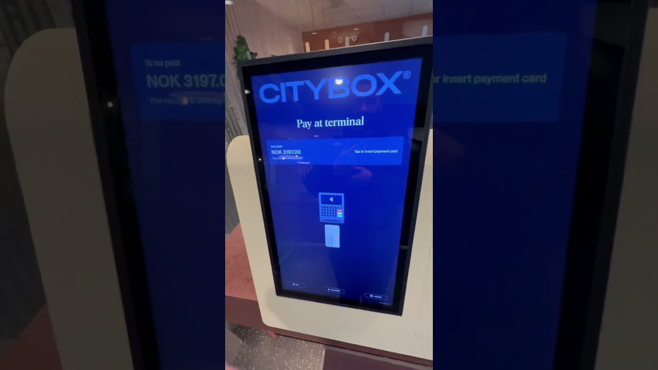 Citybox Bergen - Check in Kiosk 