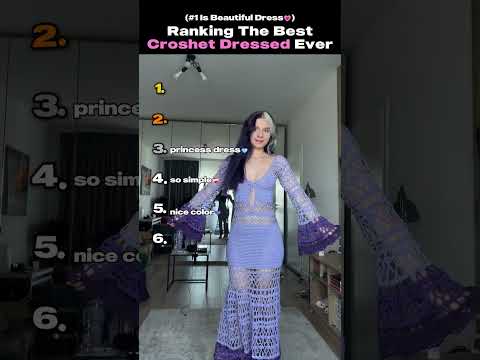 Ranking The Best Croshets dressed Ever #crochet #diy #shorts #women #dress