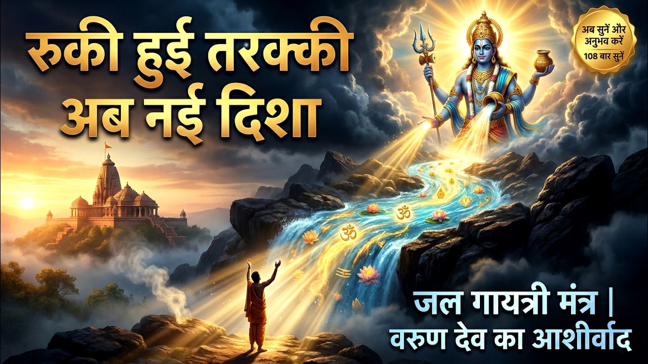 जल गायत्री मंत्र: रुकी हुई तरक्की को मिलेगी नई दिशा, वरुण देव का मंत्र | Jal Gayatri Mantra | Mantra