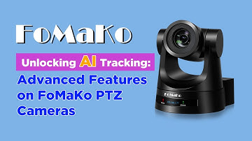 FoMaKo AI Auto tracking PTZ camera operation introduction for church , classroom, conference room