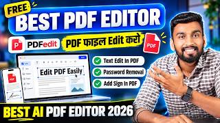 How to Edit PDF File for Free on Windows | PDF Edit Kaise Kare | Free PDF Editor Software | screenshot 1