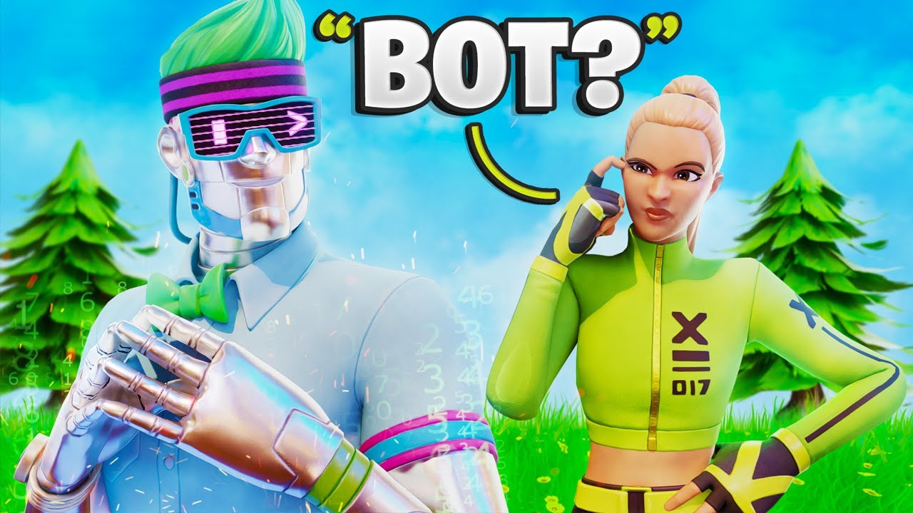 I pretended to be a ROBOT in Fortnite