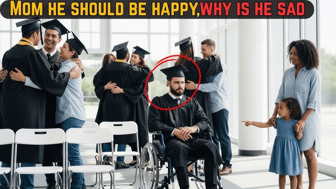 paralyzed Billionaire CEO's sat alone at his graduation —Until a single Mum  walked Over