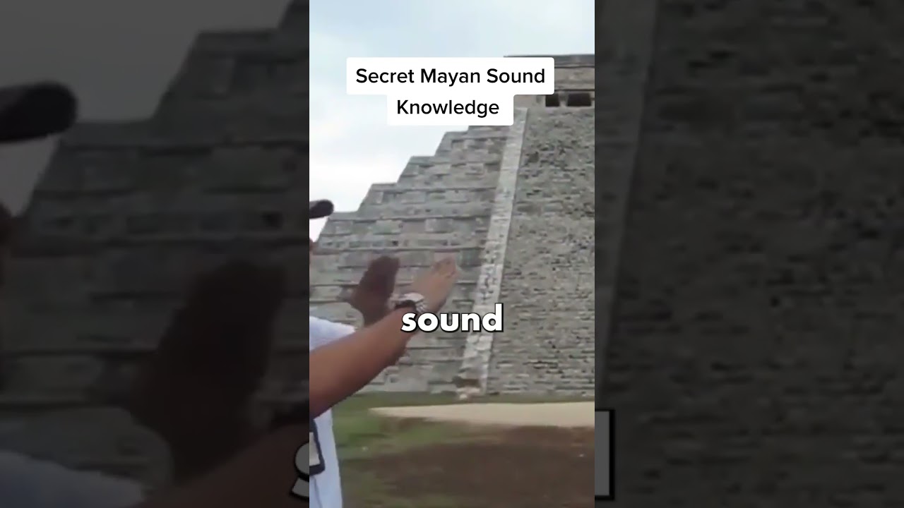 Mayan Pyramid creates the Sound of a Bird 