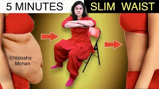 Easy Flat Tummy - Tiny Waist Workout | How to Lose Belly Fat Fast