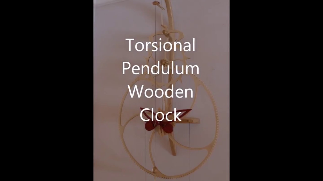 Torsional Pendulum Wall Clock