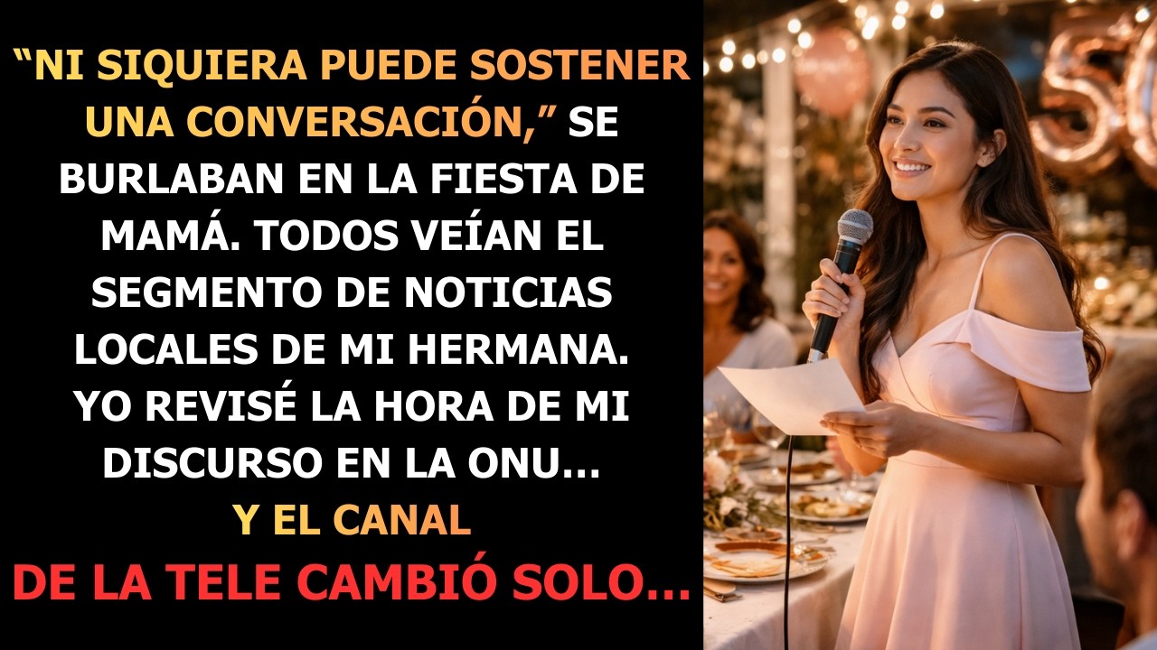 Durante el cumpleaños de mamá me llamaron ‘torpe socialmente’—hasta que transmitieron mi discurso