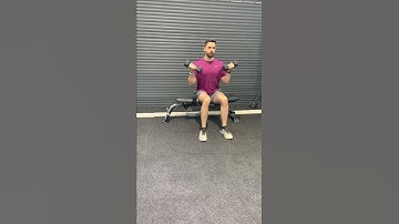 Seated Rotating Dumbbell Bicep Curl