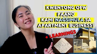 STORY TIME: How we Started Our Apartment Business | Retired OFW