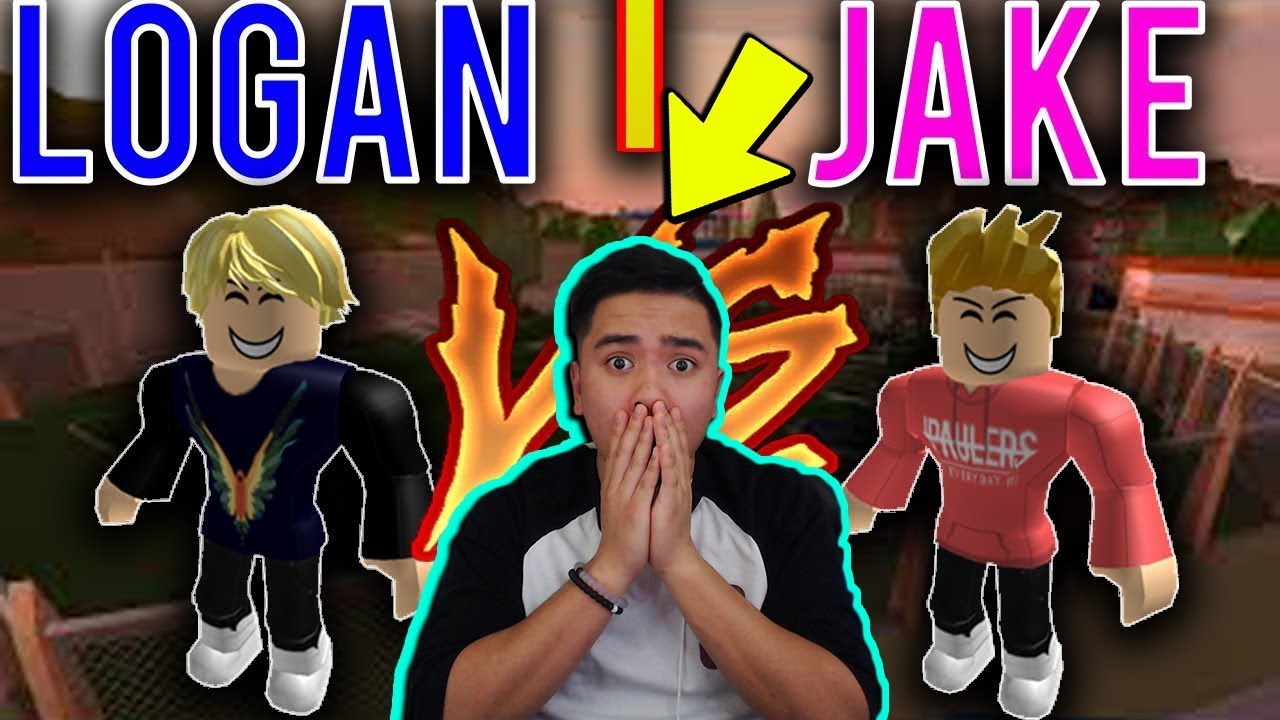 Logan Paul Vs Jake Paul In Roblox Jailbreak React Youtube - playing roblox with jake paul youtube