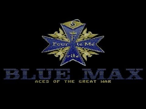 Blue Max: Aces of the Great War gameplay (PC Game, 1990)