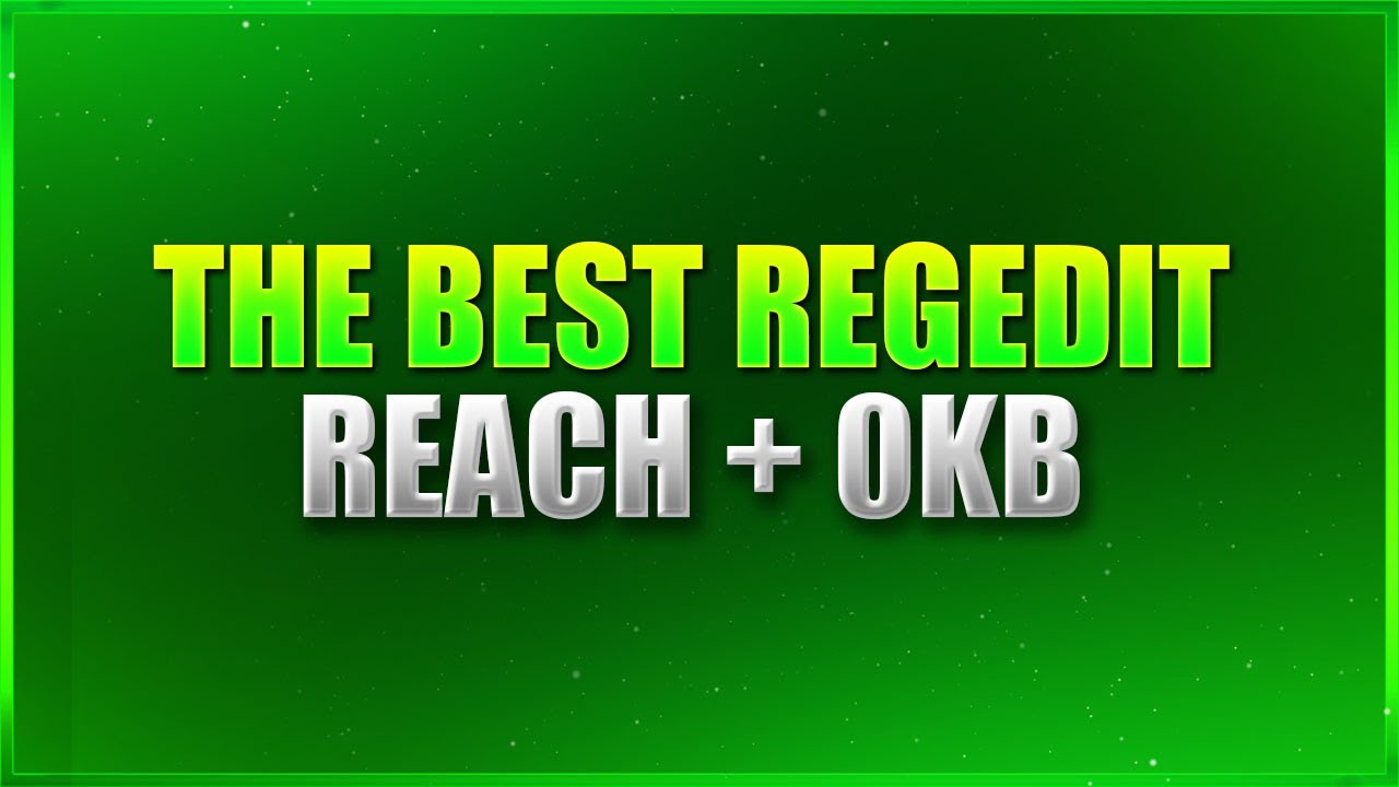 THE BEST REGEDIT OP  | REACH + 0KB |  +4 Blocks