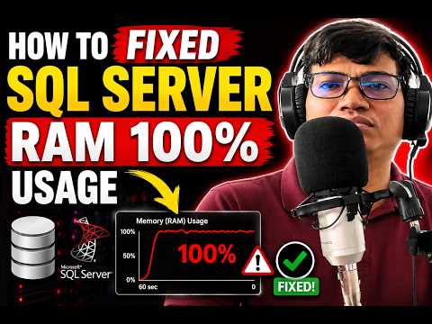 How to Fixed SQL Server RAM 100% Usage | Hun Ratha