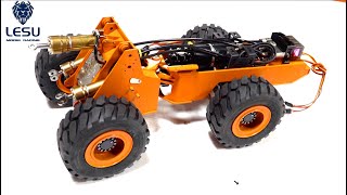 ALL-METAL LIEBHERR 574 HYDRAULiC Wheel Loader BUiLD! LESU (PT 3) Rubber Meets Road | RC ADVENTURES