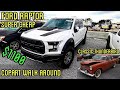 Copart Walk Around FORD RAPTOR, Classic Thunderbird, and Carnage