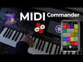 Midi commander android app as an external controller for yamaha genos