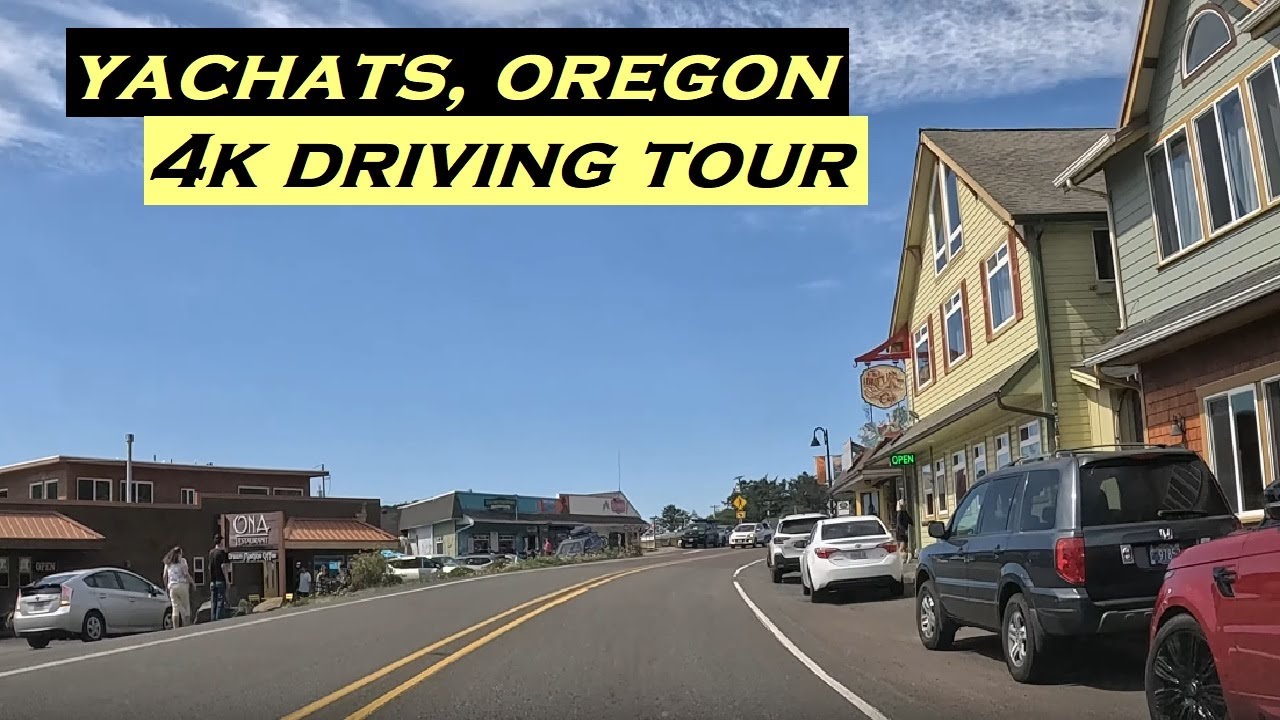 Yachats, Oregon | 4k Driving Tour | Oregon Coast