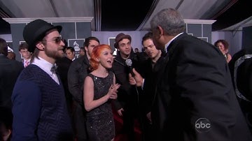Paramore Jimmy Kimmel Grammy Clip HD