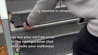 IceTrek Heated Snow-Melting Mats | Easy Winter Safety Solution