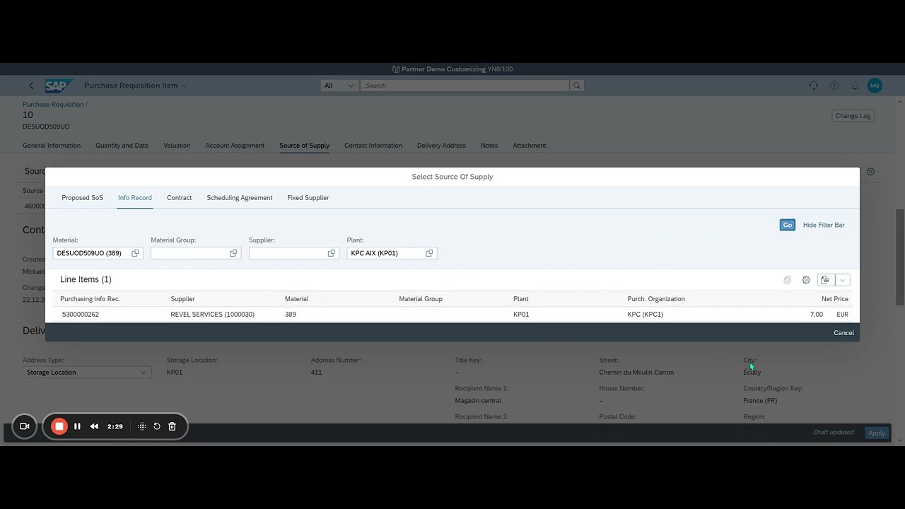 Manage Purchase Requisitions Professional - YouTube