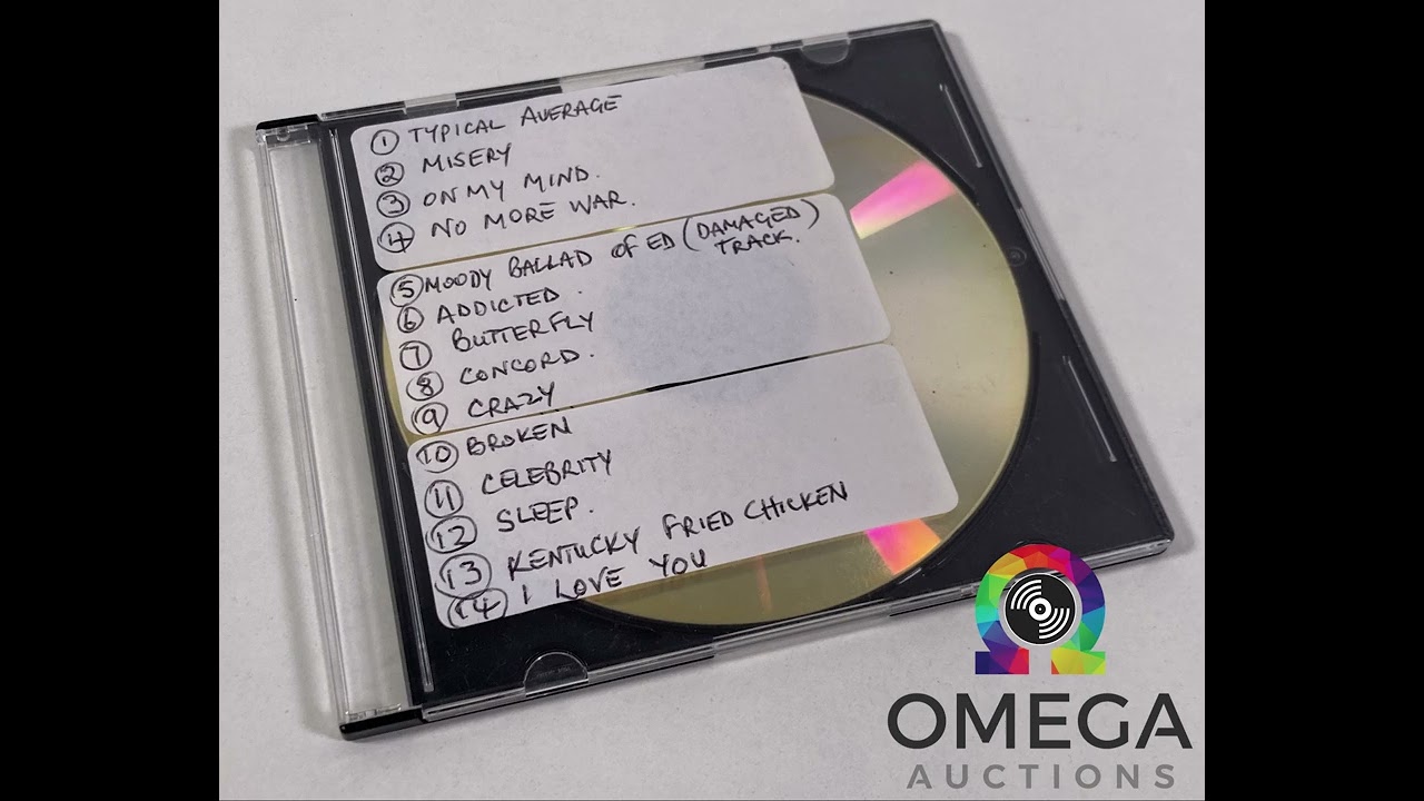 NEVER BEFORE HEARD ED SHEERAN DEMO UP FOR AUCTION (SAMPLE AUDIO)