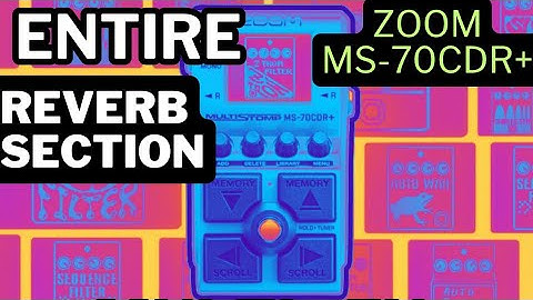 "New MS-70CDR+ Has Best Multi FX Reverbs?" | Zoom MS-70CDR+|