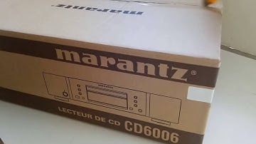 Marantz CD6006 unboxing