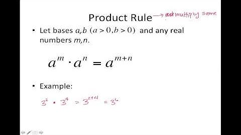 Laws of Exponents 3 Product Rule - LeagueofTutors.com