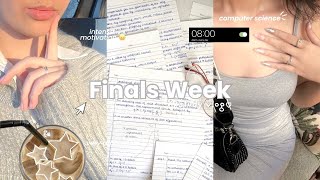 STUDY VLOG🥡🥢it’s the week before finals, and I'm on edge.