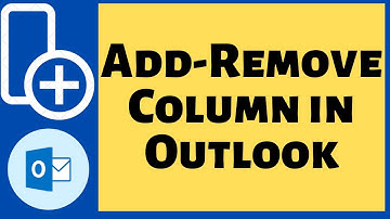 📌 How to Add ➕ & Remove 🗑️ Column in Outlook?