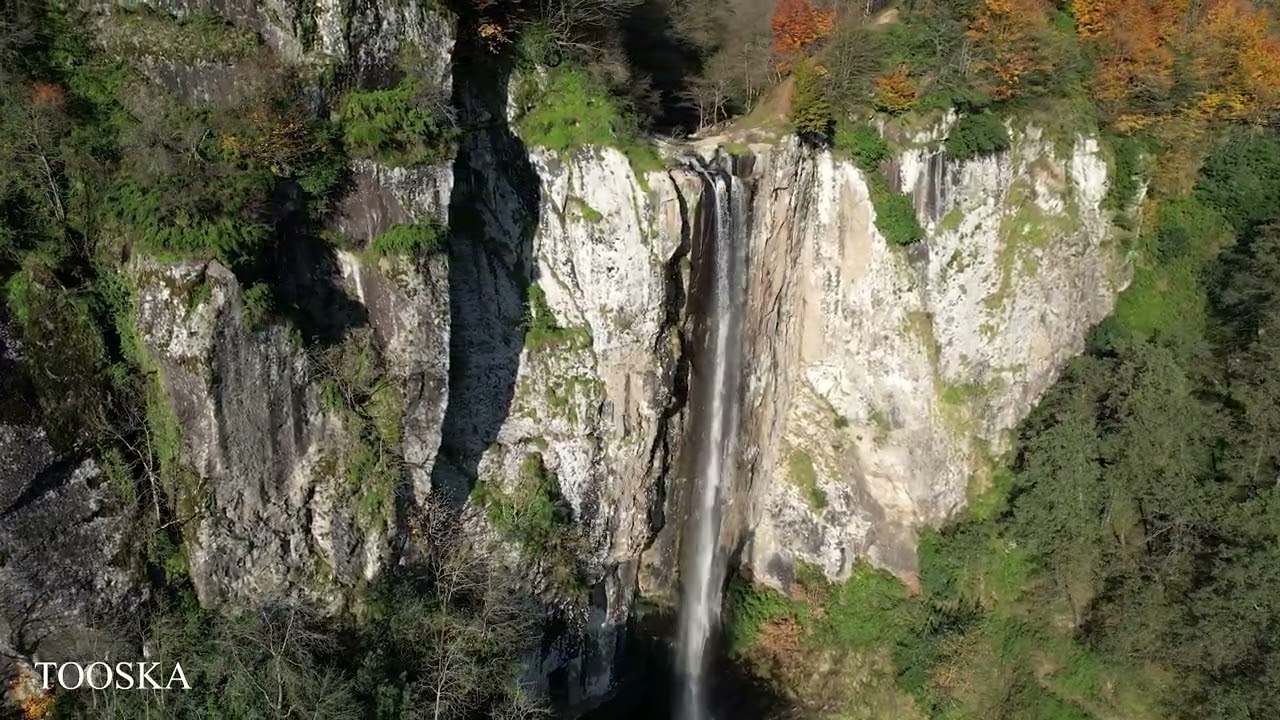 Laton Astara waterfall is the highest waterfall in Iran