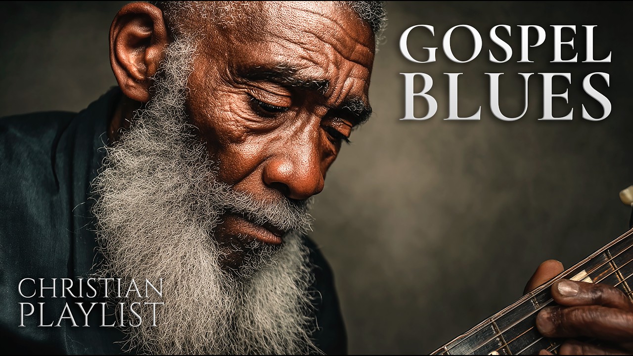 🎸 Глубокая госпел-блюз гитара | Христианское поклонение и размышление (2 часа, 4K)