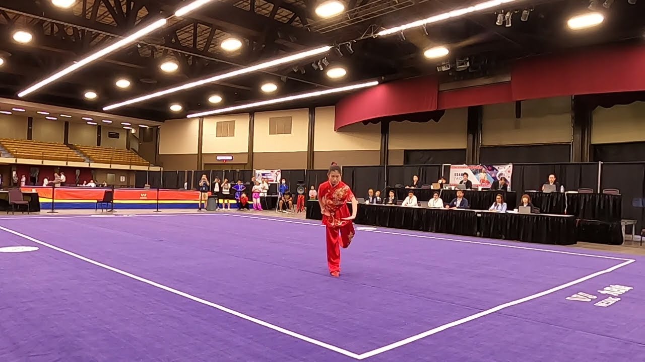 Elaine Wang Changquan(long fist), USAWKF Junior Team Trials 2022 (Group B)
