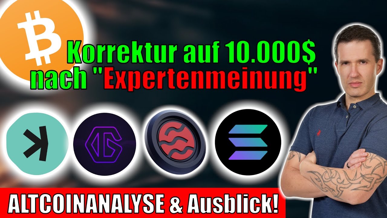 Krypto: Korrektur Notwendig❓ BTC auf 10.000$❗️ETFs schädlich für den MARKT❓  - Deutsch