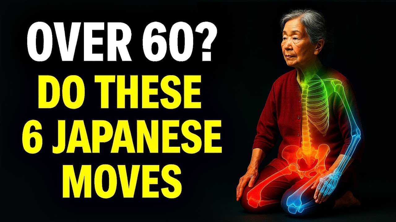 Over 60? 6 Daily Japanese Exercises for Strength & Longevity | Healthy Aging Tips!